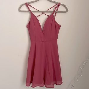 Dusty rose dress